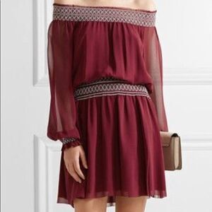Tory Burch Indie Boho Silk Dress Size 10